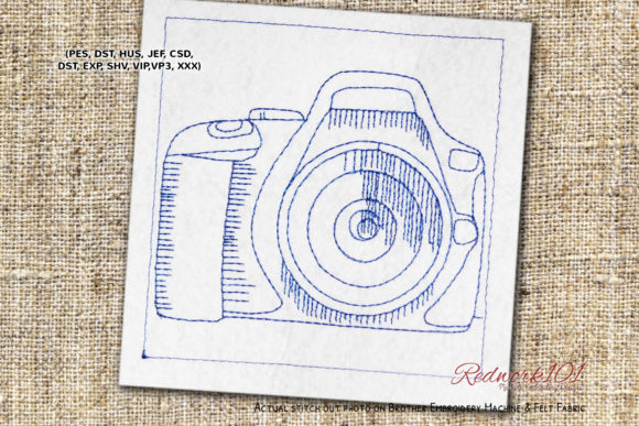 Digital Camera Redwork Embroidery Design Review