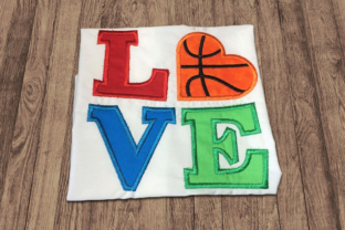 LOVE Basketball Applique Review for Embroidery Projects