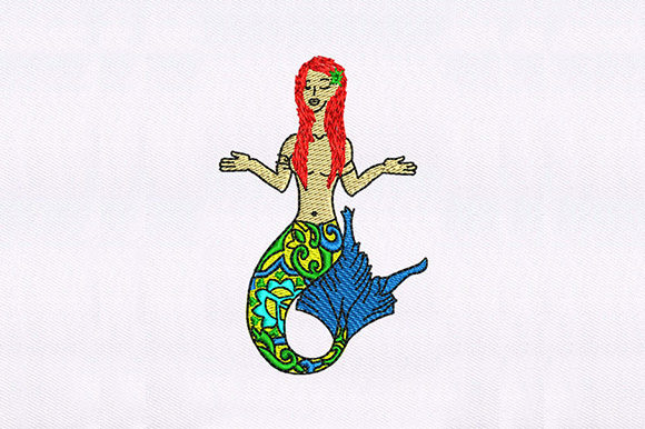 Refreshing Mermaid Embroidery Design Review