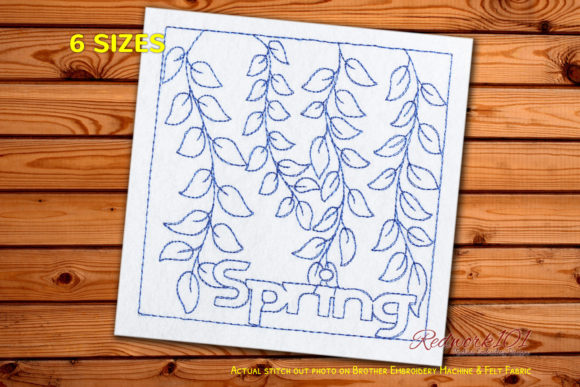 Spring Leaves Design Bluework Review
