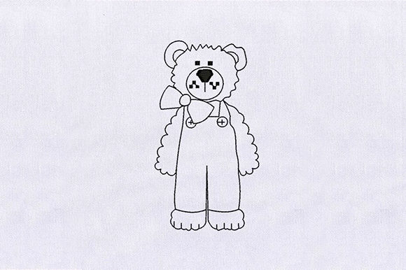 Teddy Bear Line Art Embroidery Review