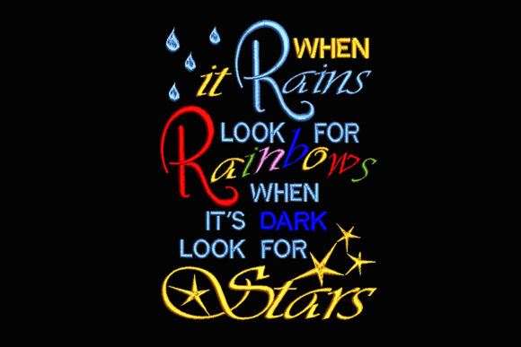 When It's Dark Embroidery Design Review